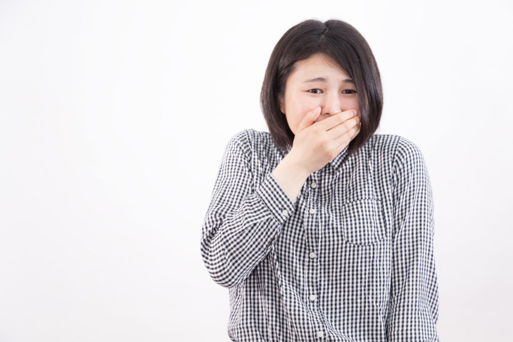 電車の中で笑いをとれる