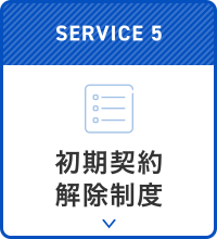 SERVICE5 初期契約解除制度